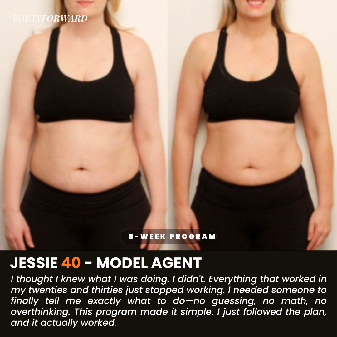 Jessie, 40 — 8-week result