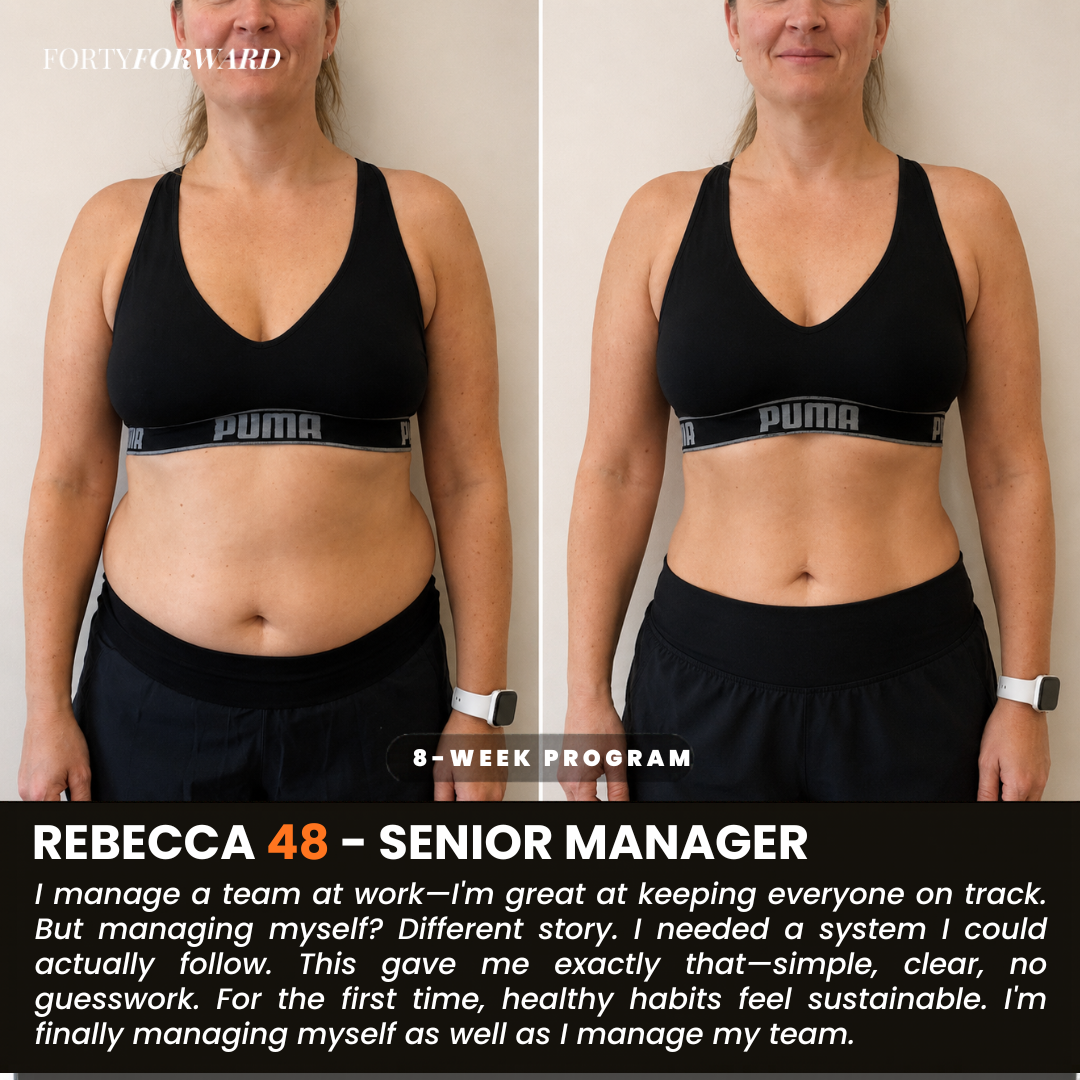Rebecca, 48 — 8-week result