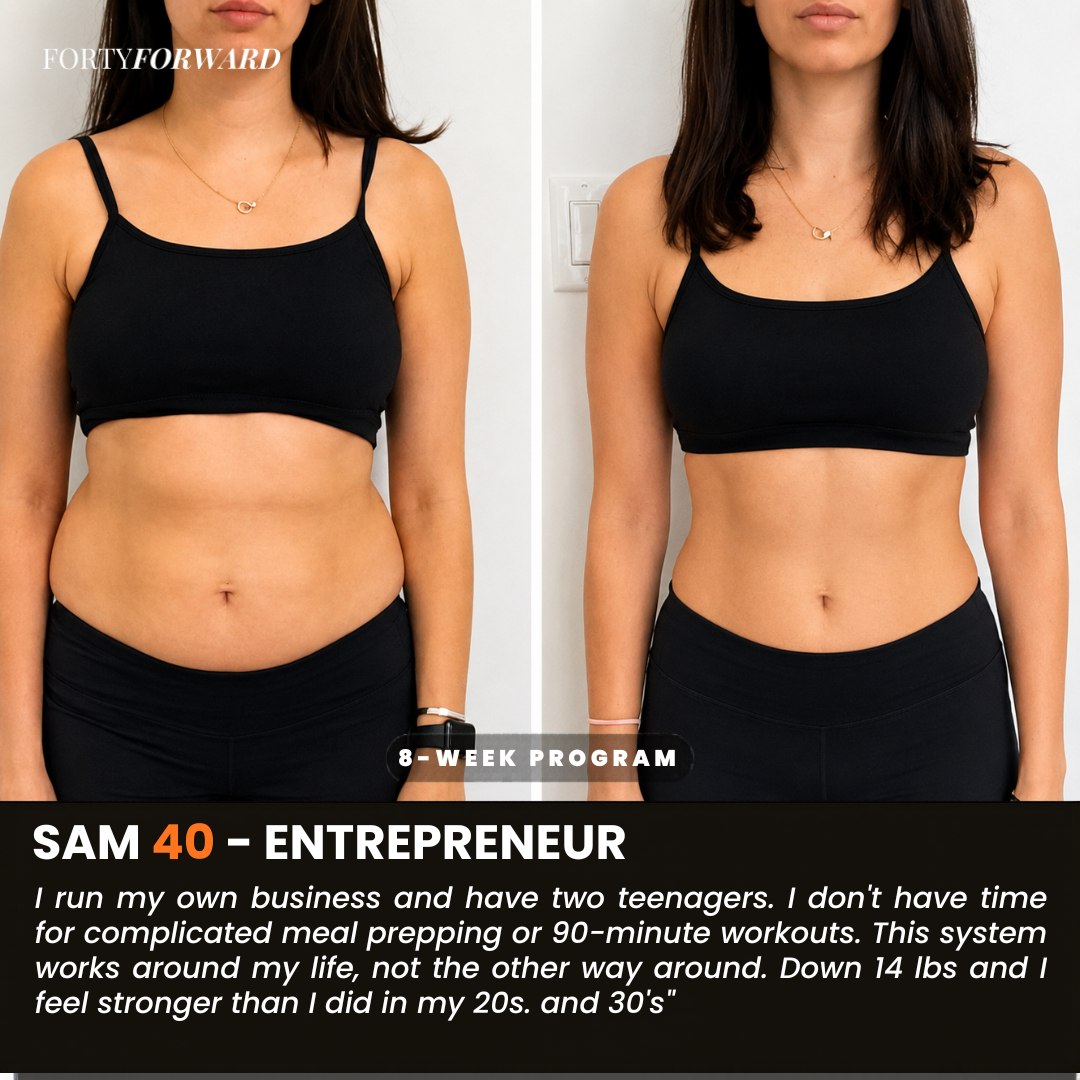 Sam, 40 — 8-week result