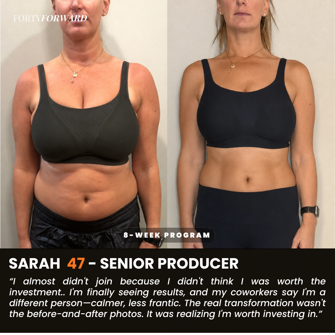 Sarah, 47 — 8-week result