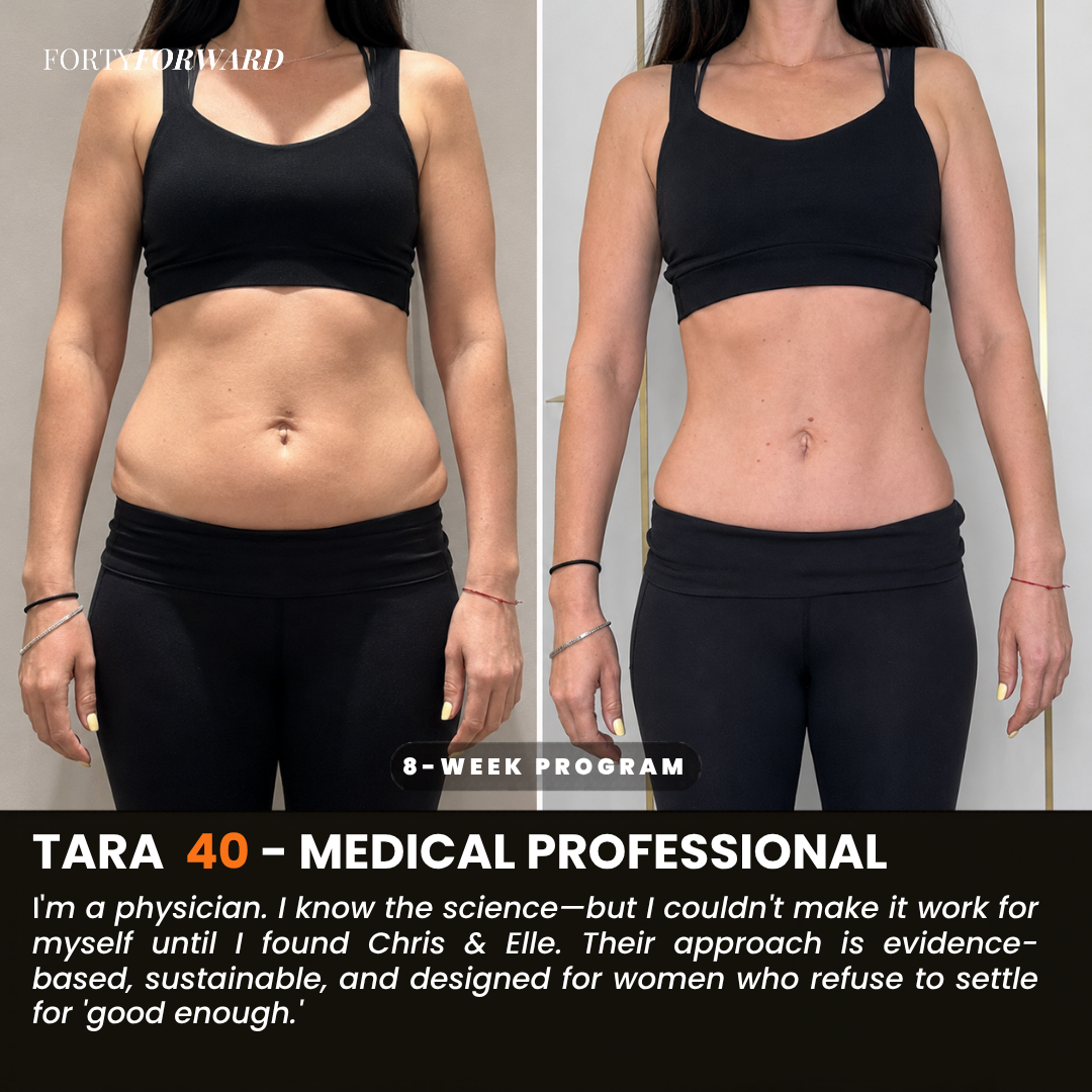 Tara, 40 — 8-week result